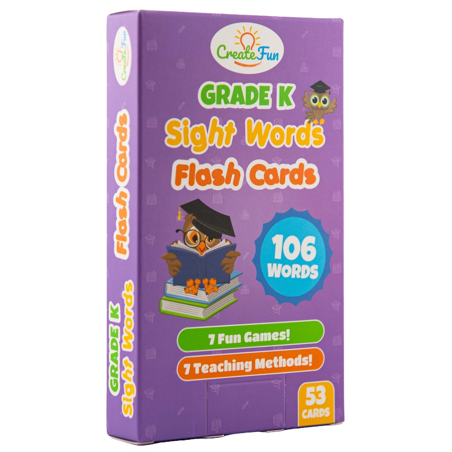 106 Sight Words Flash Cards Kindergarten for Ages 4-5, Dolch & Fry Sight Word Reading Games, Homeschool Supplies for Preschool with 7 Educational Game Ideas