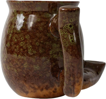 Treayes Ceramic coffee mugs, novelty coffee mugs - are the perfect choice for Christmas, Halloween, Father's Day, and birthday parties, and also make excellent gifts for coffee lovers.(Yellow)