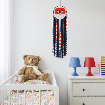 Alynsehom Dream Catcher Handmade Dreamcatcher Room Nursery Decor for Girls Boys Kids Bedroom Baby Room Party Children Playroom Dorm Decoration Wall Hanging Ornament Craft Gift (Spider)