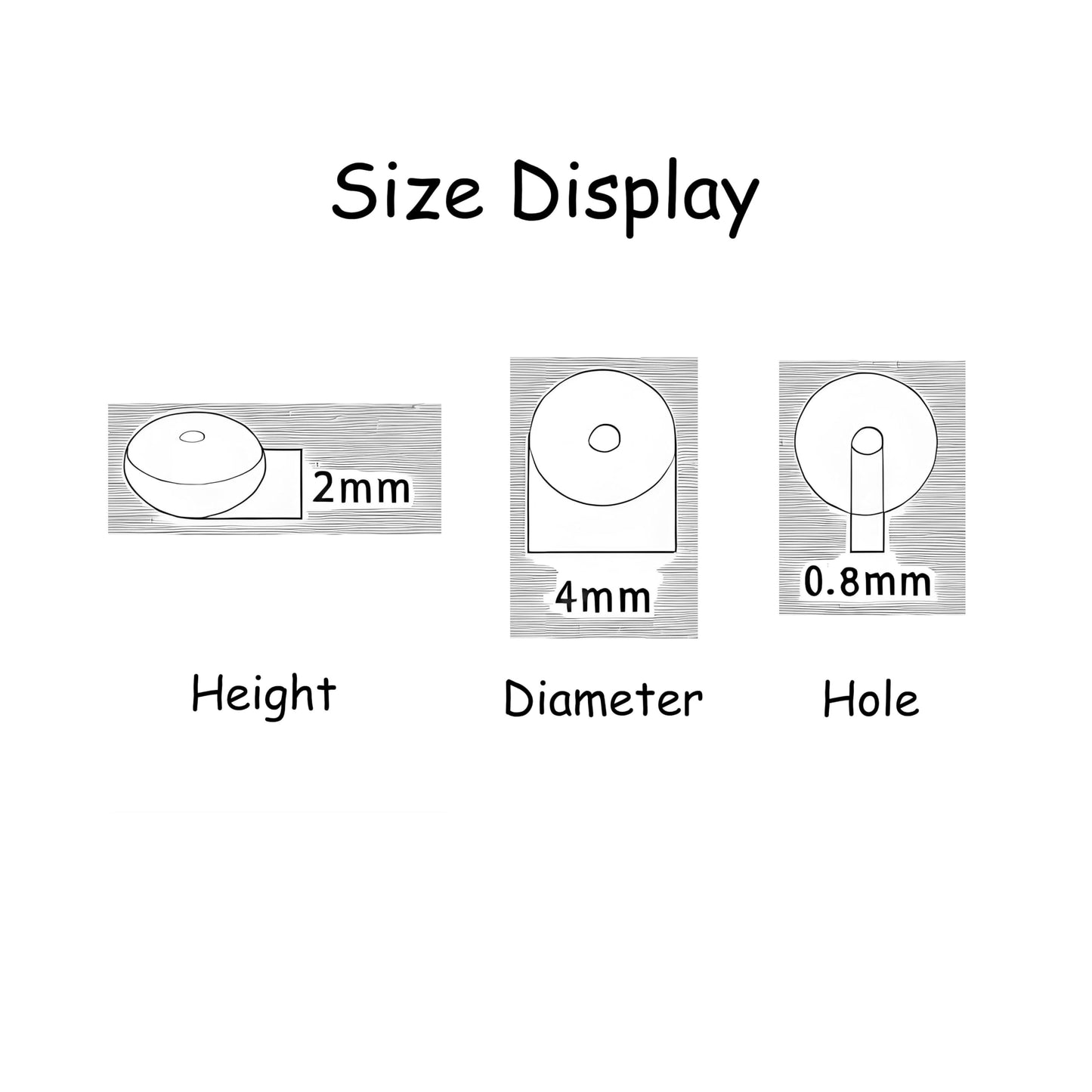 150PCS 2x4mm Natural Mix Color Stone Rondelle Beads Abacus Disk Stone Beads Round Loose Spacer Gemstone Beads for DIY Bracelet Necklace Jewelry Making