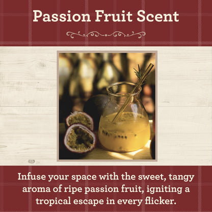 Our Own Candle Company, Passion Fruit Scented Mason Jar Candle, 100 Hour Burn Time, 13 Ounces