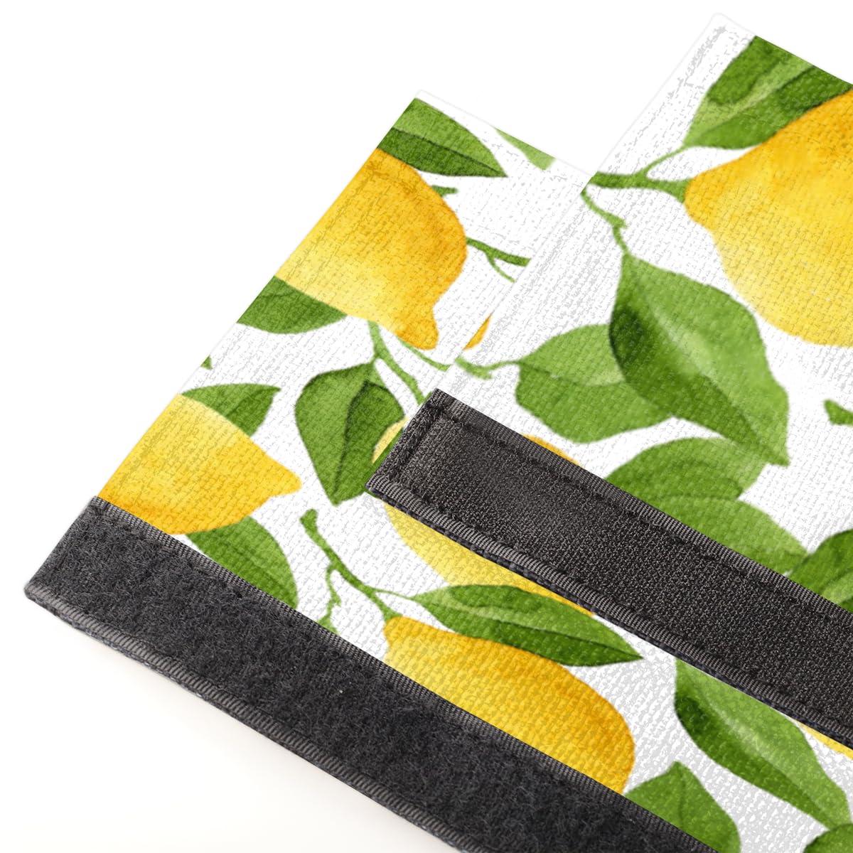 AUUXVA Yellow Lemon Refrigerator Door Handle Covers Set of 2,Tropical Fruit Lemon Kitchen Appliance Handle Covers Decorations for Refrigerator Microwave Stove Oven Dishwasher, Fridge Handle Protector