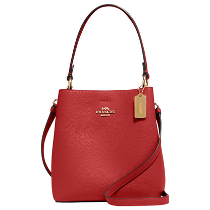 COACH Small Town Bucket, Red Oxblood