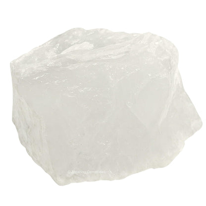 Amazing Gemstone Clear Quartz Raw Crystals and Healing Stones, Natural Rocks for Tumbling - DIY Raw Stones and Crystals, 2 Pieces