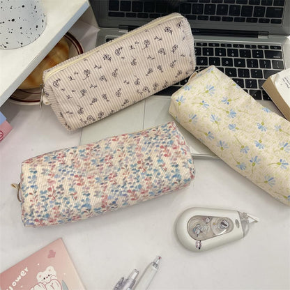 OZAOZ Cute Pencil Case Aesthetic Student Pencil Pouch Coin Pen Pouch Cosmetic Bag Office Stationery Organizer For Kids Teen School (S)