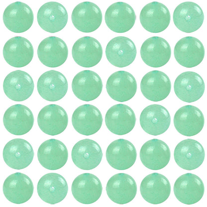 Natural Stone Beads 100pcs 6mm Green Aventurine Round Genuine Stone Beading Loose Gemstone Hole 1mm DIY Charm Smooth Beads for Bracelet Necklace Earrings Jewelry Making (Green Aventurine, 6mm)