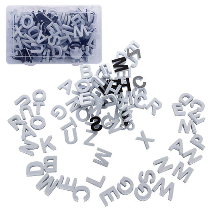 Firlar 124Pcs Magnetic Letters, Uppercase Alphabet ABC Magnets for Fridge Refrigerator, Foam Alphabet Letters Refrigerator Magnets Educational Tools for Spelling and Learning, White