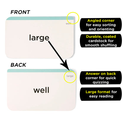 Award-Winning Sight Words Flash Cards – 520 High Frequency Words for Kids Ages 3–9 – Dolch & Fry List – Learn to Read for Preschool, Kindergarten, 1st, 2nd & 3rd Grade – Homeschool & Classroom Set