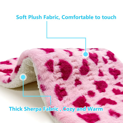 ZXU Heating Pad for Back Pain Relief, Ultra Soft Sherpa Heating Pad for Cramps Relief with 12 Heat Setting, Moist Heat Option, and Auto Shut Off Function Hot Heated Pad (Pink,Heart Pattern)