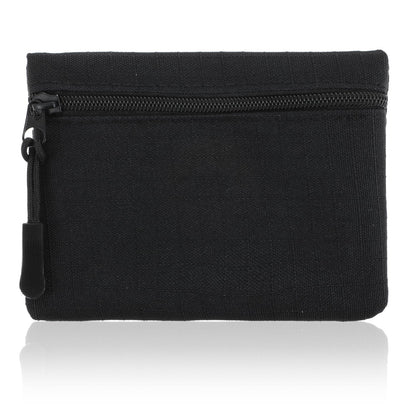 Mini Coin Purse, Mabor Small Canvas Change Pouch Cute Portable Change Purse with Zipper Coin Pouch Mini Coin Bag Tiny Pouch for Women(Black)