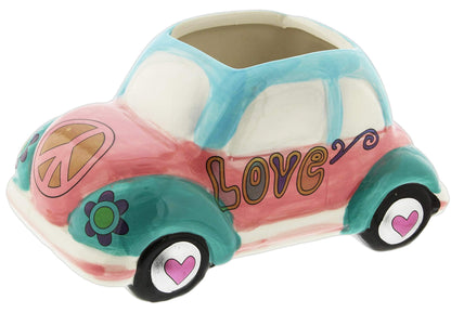The Bridge Collection Hippy Vehicle Planter Pot (Love 'Bug')