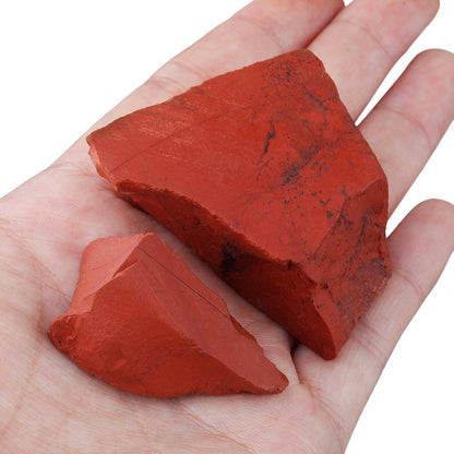 rockcloud 1 lb Natural Healing Crystal for Cabbing,Tumbling,Cutting,Lapidary,Polishing,Reiki Crytsal Healing,Red Jasper