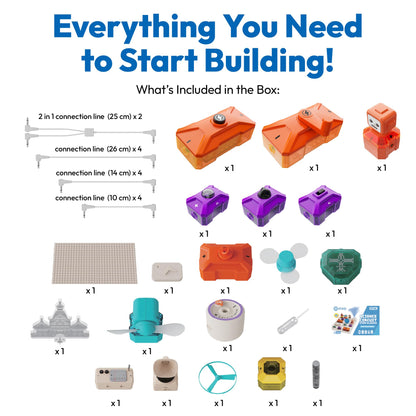 Contixo ST36 Science Circuit Kit – STEM Electronics Building Blocks for Kids, Hands-On DIY Circuits, Beginner-Friendly Science Toy for Ages 6+