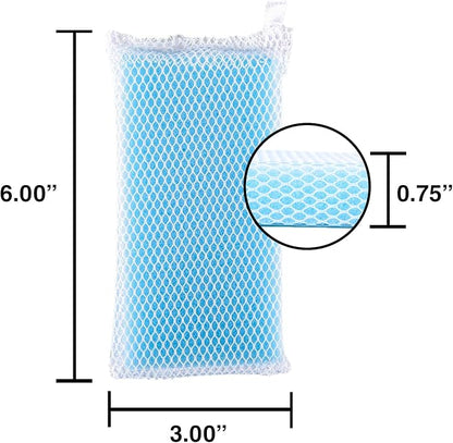 Non-Scratch, Gentle Mesh Dishwashing Sponge, Quick Dry, Odor-Resistant Dish Sponge, Gentle Cleaning for Kitchen, Dishes, Household Cleaning, Stainless Steel & Non-Stick Pans (Pack of 12)