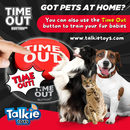 Talkie Toys Products Time Out Button - Plays 8 Hilarious Time Out Sayings