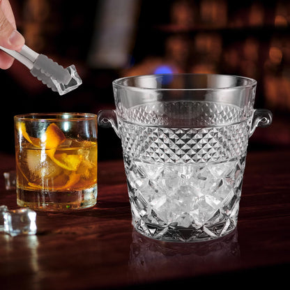 Whisquor Ice Buckets for Parties, 2-Liter Capacity, Durable Wine and Champagne Bucket, Perfect for Wine, Champagne or Beer Bottles, Perfect Ice Buckets for Parties, BBQs, Weddings, Picnics
