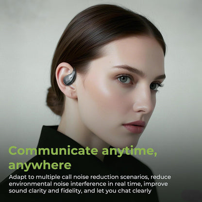 QYGCKJ NE18 AI Translation Earbuds Real Time, 135 Language Translator Earbuds, 3-in-1 Buletooth 6.0 Wireless Translating Device with 4 Mode, Translate Ear Buds for Travel Business Learning (Silver)