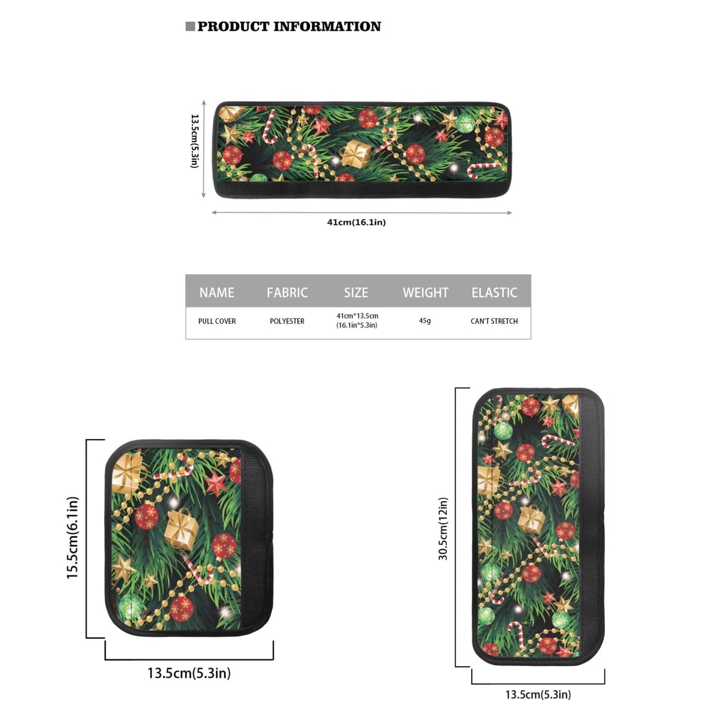Yatixapu 6PCS Refrigerator Door Handle Covers Christmas Tree Kitchen Appliance Protective Gloves Anti-Slip Decor for Microwave Ovens Dishwashers Keep Kitchen Appliance Clean Keep Off Smudges Oil Stain