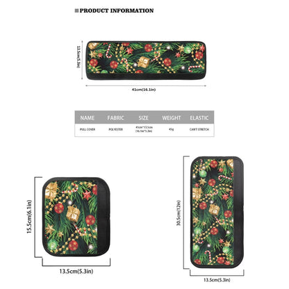 Yatixapu 6PCS Refrigerator Door Handle Covers Christmas Tree Kitchen Appliance Protective Gloves Anti-Slip Decor for Microwave Ovens Dishwashers Keep Kitchen Appliance Clean Keep Off Smudges Oil Stain