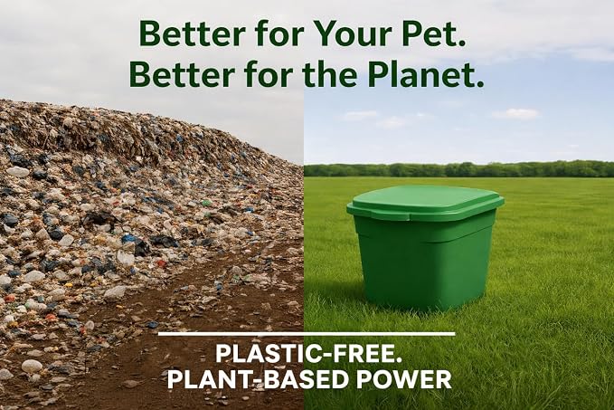 MossyPaws Biobased Dog Poop Bags – 240 Count (16 Rolls) – Plant-Based, Leak-Proof, Durable – Eco-Friendly Pet Waste Bags with Recyclable Packaging – 9x13 Inch – Fits All Dispensers