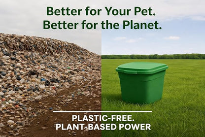 MossyPaws Biobased Dog Poop Bags – 240 Count (16 Rolls) – Plant-Based, Leak-Proof, Durable – Eco-Friendly Pet Waste Bags with Recyclable Packaging – 9x13 Inch – Fits All Dispensers