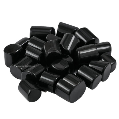 Amazing Gemstone Black Tourmaline Crystals and Healing Stones Tumbled - 1 oz, Healing Stones for Energy Balance, Stress Relief - Premium Polished Gems Rocks for Meditation and Wellness