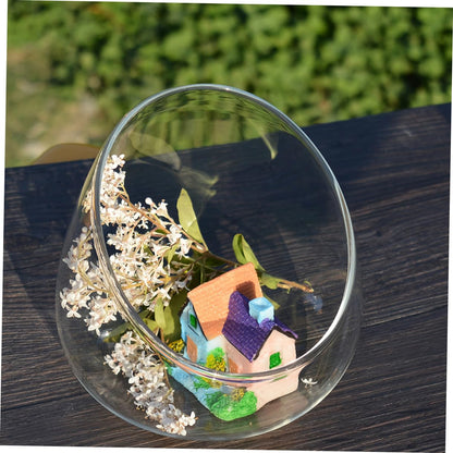 VINTORKY 3pcs Glass Terrarium Plant Display Bottle Succulent Vase for Home Decor Creative Eco-Friendly Micro Landscape Container for Plants and Decorative Accents