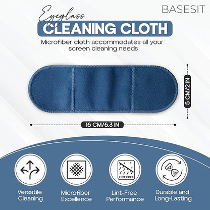 Eyeglass Cleaning Cloth, 4 Pack, Eyeglass Cleaning Wipes, Lens Wipes