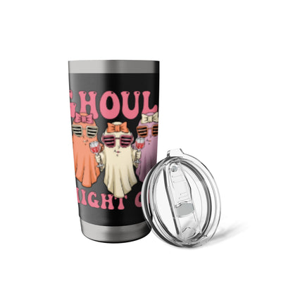 Ghouls Night Out Spooky Women Halloween Party Wine Ghosts Stainless Steel Insulated Tumbler