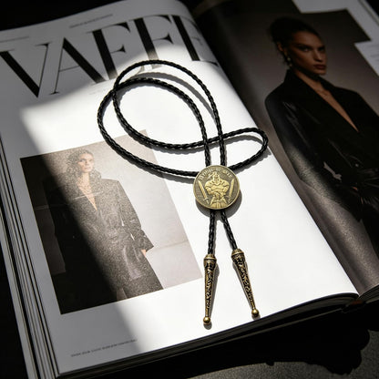 JPJZY Knights Templar Bolo Tie for Men Put on The Full Armor of God Necktie Unique Religious Warrior Theme Accessory for Cowboy (Style 9 - Bronze)