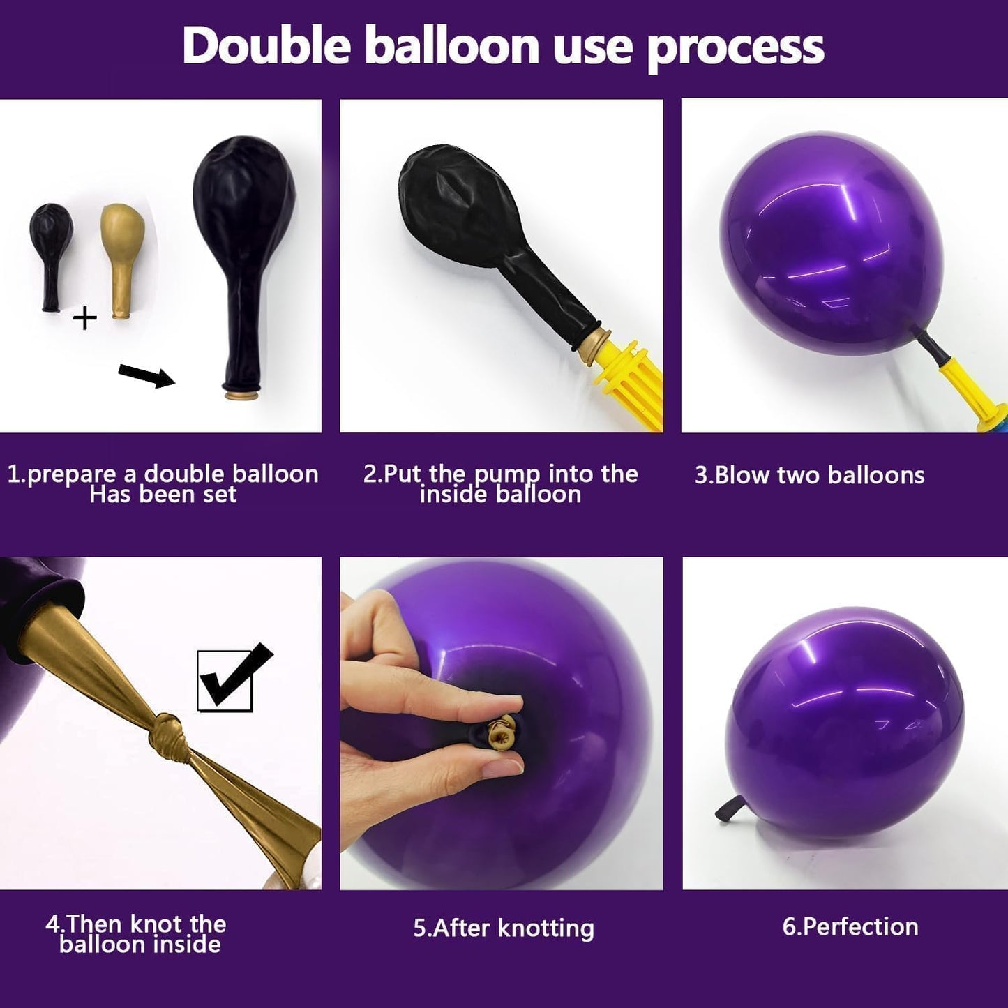 Purple and Black Balloons Dark Purple Balloon Garland Arch Lavender Lilac Kit For Wednesday Birthday Halloween Vampire Retirement Graduation Prom Party Decoration