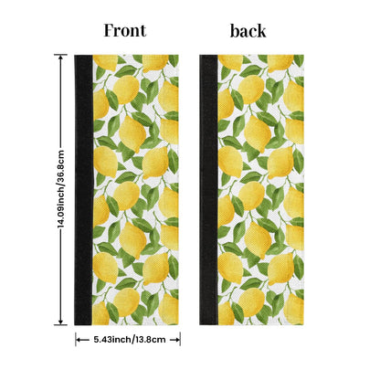 AUUXVA Yellow Lemon Refrigerator Door Handle Covers Set of 2,Tropical Fruit Lemon Kitchen Appliance Handle Covers Decorations for Refrigerator Microwave Stove Oven Dishwasher, Fridge Handle Protector