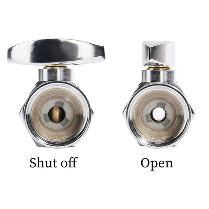 Watflow Water Shut Off Valve, Shower Head Water Saver, Shower Head Flow Restrictor, Shower or Garden Water Flow Control Valve 1/2"NPT…