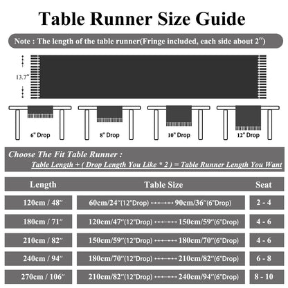 HomeyHo Botanical Dining Table Runner with Tassels Luxury Table Runner for Home Party Decor Jacquard Floral Elegant Halloween Natural Table Runners 13 x 71 Inch Black