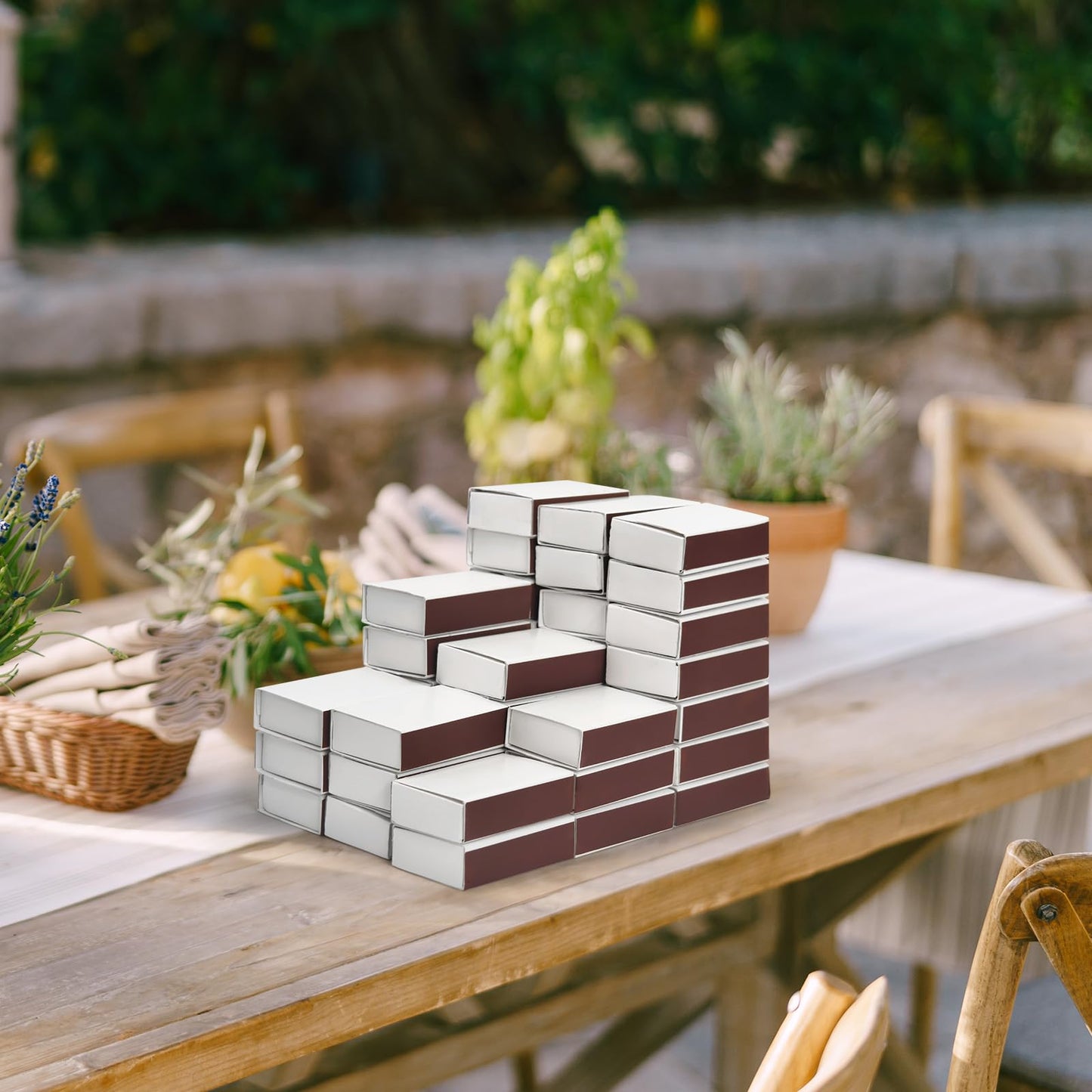 80 Pcs Blank Match Containers DIY Storage Boxes Empty Boxes for Crafts Wedding, Bridal Shower, Baby Shower, Halloween Party Favors (No Matches Included)