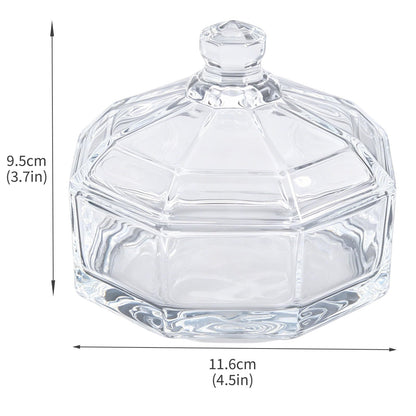 Lolytama Candy Jar,Airtight Candy Containers with lid,Glass Cookie Storage Jar Kitchen Details,Cookie Jar for Honey, Jelly, Wedding Favors, Sauces,Halloween&Christmas Candy Containers Jar