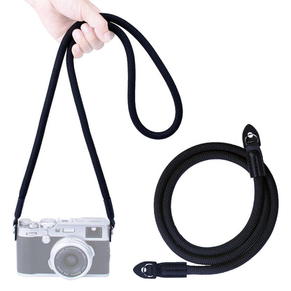 VKO Camera Strap,Climbing Rope Camera Strap for DSLR SLR Mirrorless Camera Neck Shoulder Strap 120cm Black