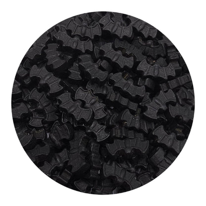 NCS Bat Shaped Edible Sprinkles – Black Cupcake, Cake & Cookie Decorations, 7 oz