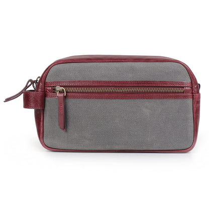 Londo Genuine Leather Travel Toiletry Bag – Makeup, Shaving Organizer, Dopp Kit for Men & Women, Durable & Stylish Travel Accessory