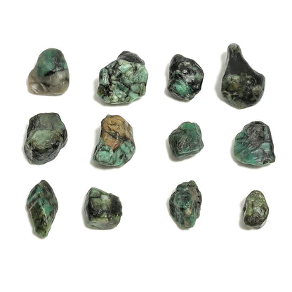 GEMKORA 50 carats Raw Green Emerald Rough Gemstone by Gemkora, Natural Crystals, Healing Stones, Wholesale Lot, Jewelry Making Supply, Gift, 2 to 3pcs