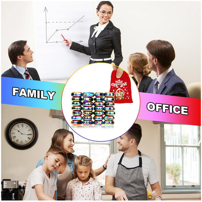28 Pack Rainbow Fridge Magnetic Magnets, Small and Strong Magnets for Wall Stickers, Strong Refrigerator Magnets Heavy Duty for Whiteboard, Office, Classroom, Kitchen Accessories, Home and Cabinet