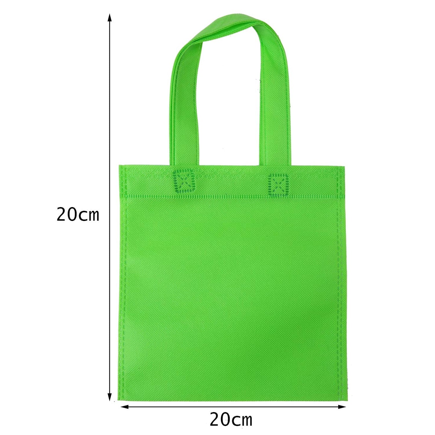 Elcoho 40 Pieces Non-Woven Party Favor Bags 8×8 Inch Resuable Goodie Gift Bag with Handles Tote Treat Bag for Birthday Party