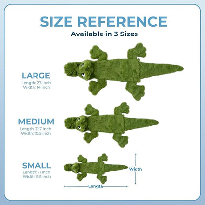 Best Pet Supplies Squeaky Dog Toys with Soft Durable Fabric for Small, Medium and Large Pets Interactive Toy for Indoor Play, Supports Active Biting and Play - 4 Figures, Medium
