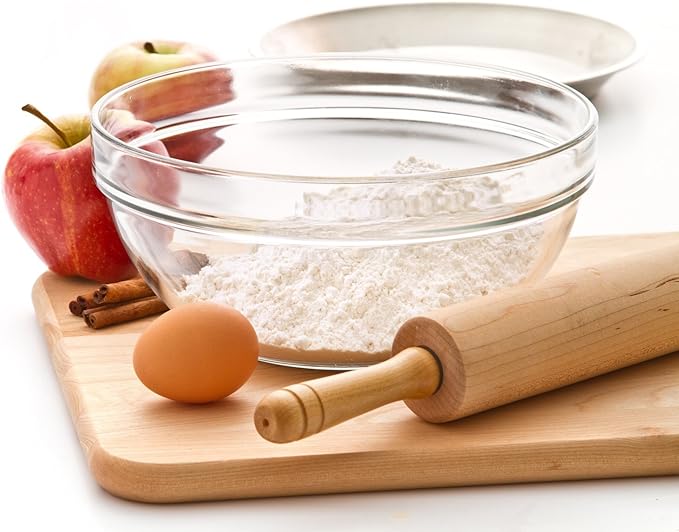 Progressive International PrepSolutions Flour Keeper – Airtight Storage Container for Flour, Sugar & Dry Goods, 5 lb Capacity, BPA-Free, Easy Pour Design (Pack of 6)