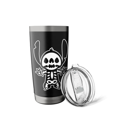Disney Stitch Halloween Skeleton Stainless Steel Insulated Tumbler