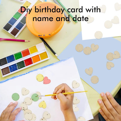 CHDITB Happy Birthday Wooden Reminder Calendar Board, Inspirational DIY Birthday Anniversary Board, Book Floral Birth Tracker Celebrations Hanging Plaque for Classroom Kids Room Decor 15.4''x 6.5''