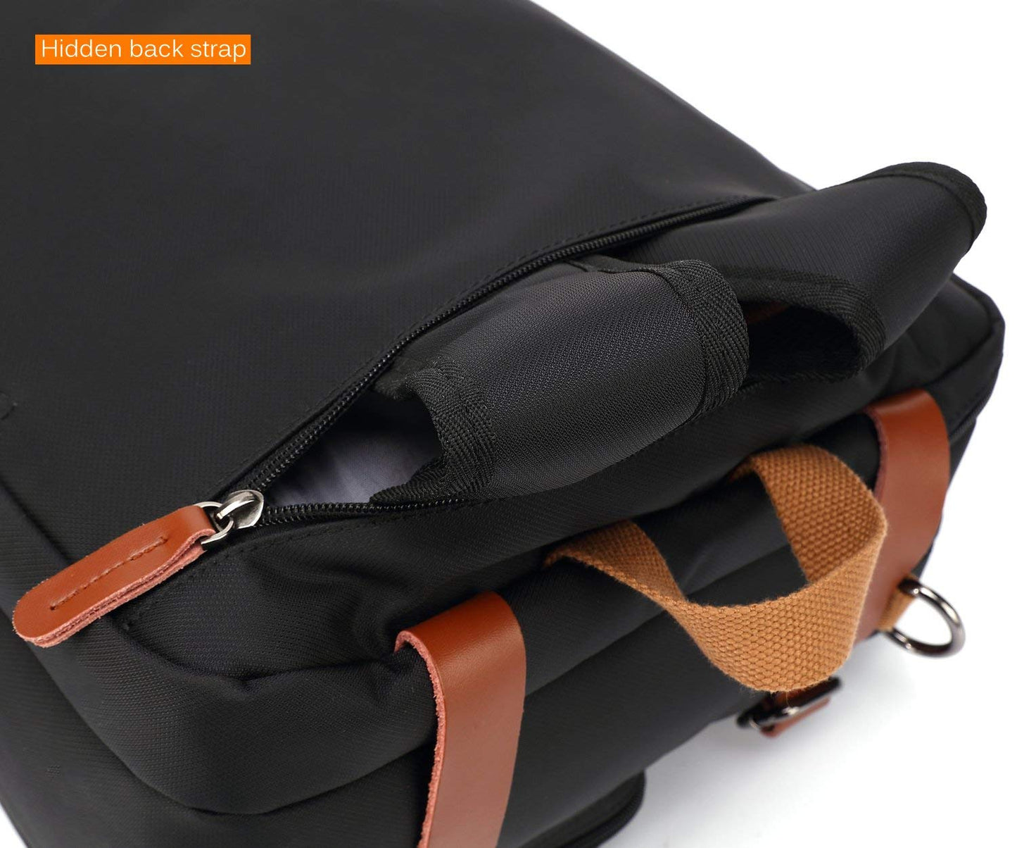 CoolBELL Convertible Backpack Messenger Shoulder Bag Laptop Case Handbag Business Briefcase Multi-Functional Travel Rucksack Fits 17.3 Inch Laptop for Men/Women (Black)