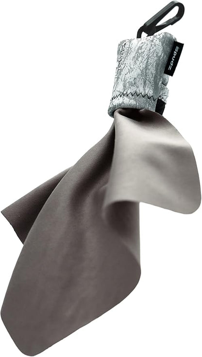 SPUDZ Ultra Microfiber Lens Cleaner – Closable Pouch, Washable –