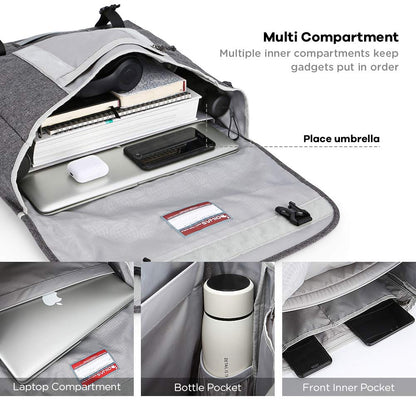 OIWAS Messenger Bag for Men, 15.6 Inch Laptop Crossbody Bags Women Casual Satchel Shoulder Bag College Travel Office Briefcase