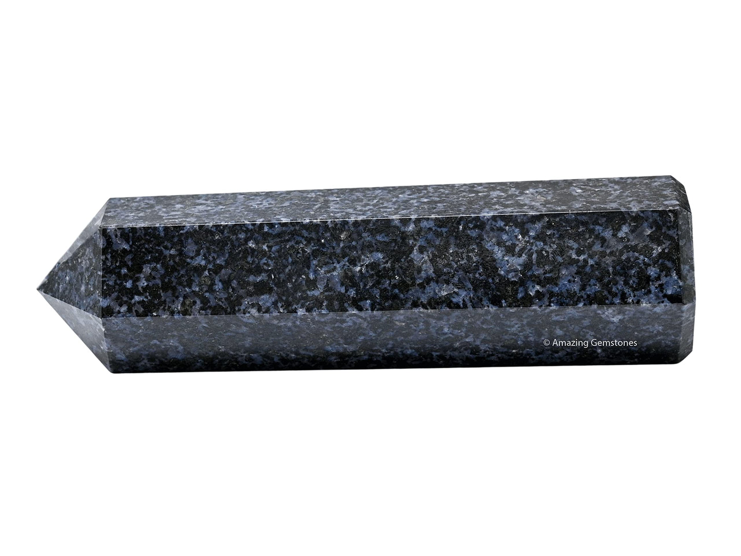 Amazing Gemstone Large Indigo Gabbro Crystal Towers ~ Natural Healing Crystal Point Obelisk for Reiki Healing and Crystal Grid (5.5 to 6 INCH)